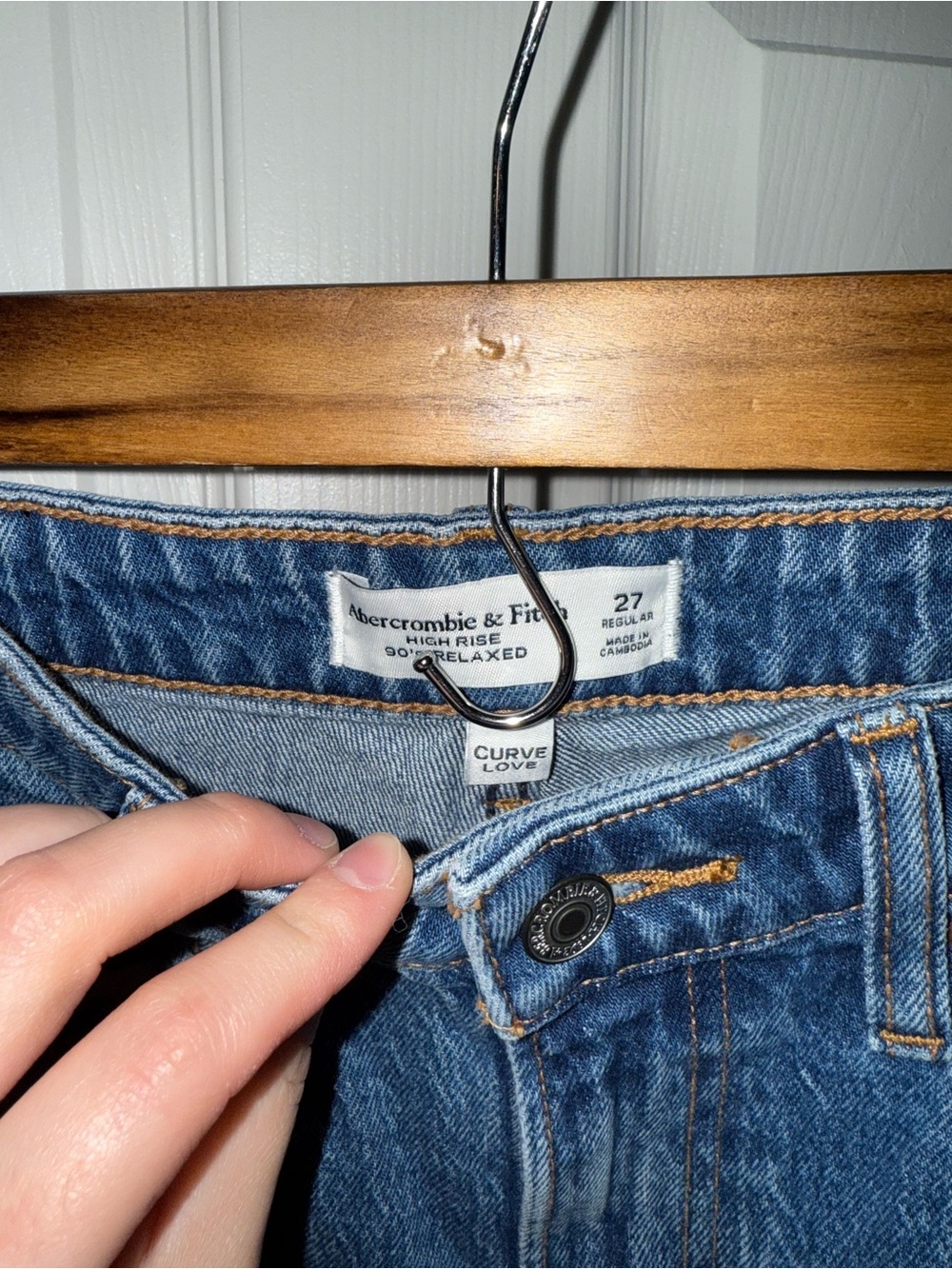Abercrombie & Fitch high rise jeans